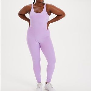 Girlfriend Collective Lilac Scoop Unitard